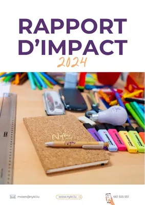 Couverture du rapport d'impact Nyki 2024